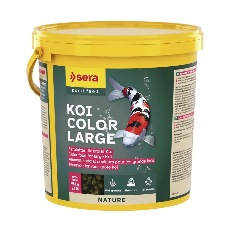 Preiswert sera KOI COLOR LARGE 3,8 Liter -Farbfutter für Koi-